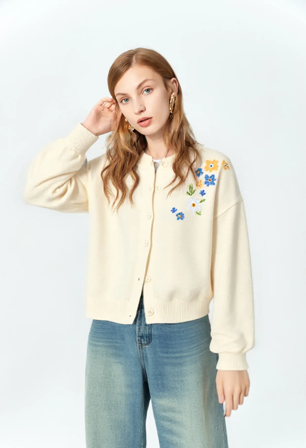 

2025 Autumn Winter New Style Women's Knitted Cardigan Exquisitely Crafted Youthful Looking Slimming Classic Tweed Sweater