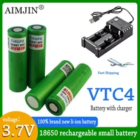 18650 VTC4 3.6V 2100mAh  Rechargeable Battery With USB Charger, Suitable For Our 18650 Toys, Tools, Flashlight Batteries, Etc