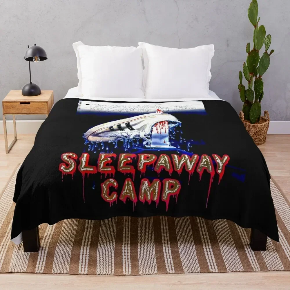 

Sleepaway Camp (Black) Classic T-Shirt Throw Blanket Stylish Couch Blanket for Home Living Room