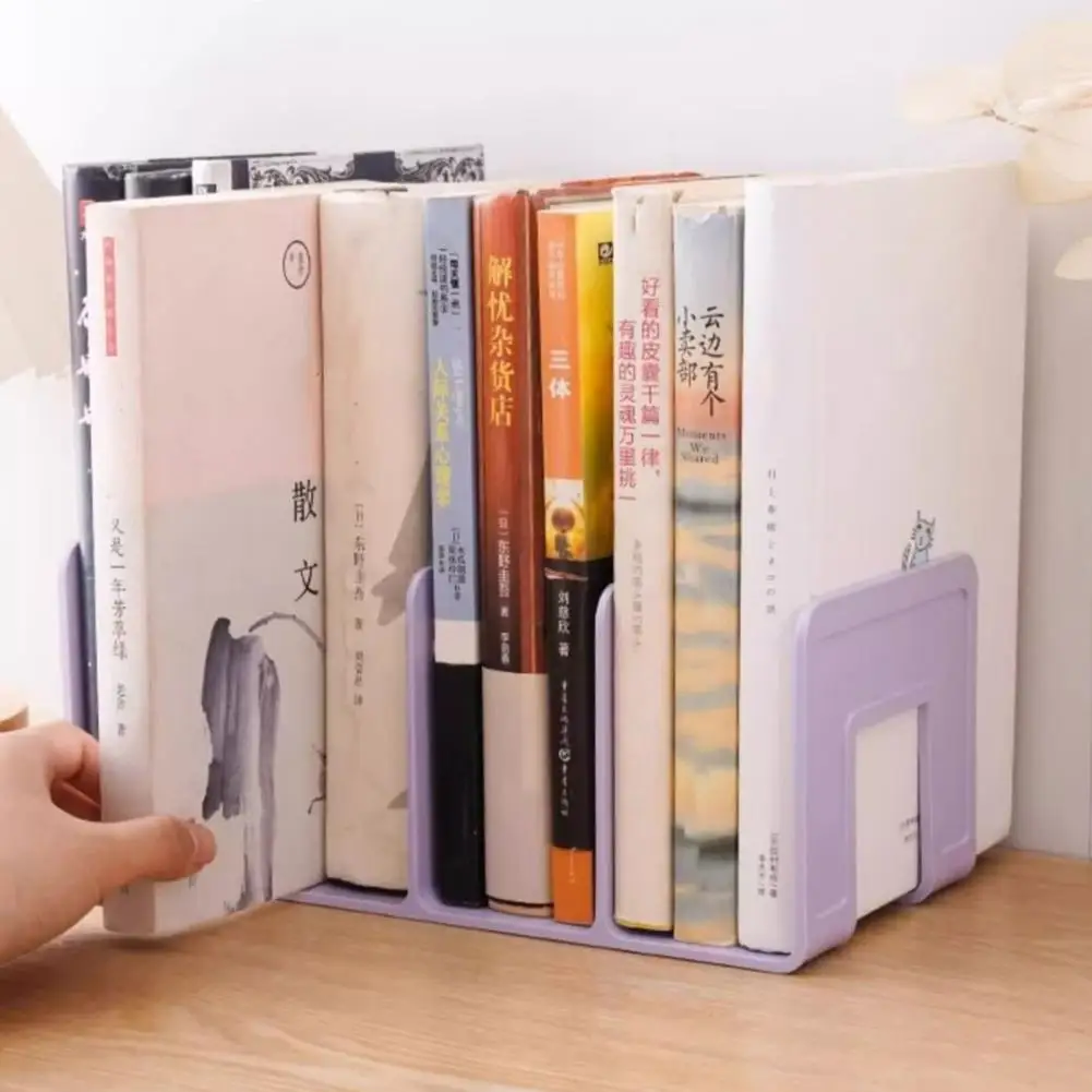 Multi-function Book Magazine Bookshelf Storage Bookends Stand Desk Organizer Holder for Books Files School Office Supplies