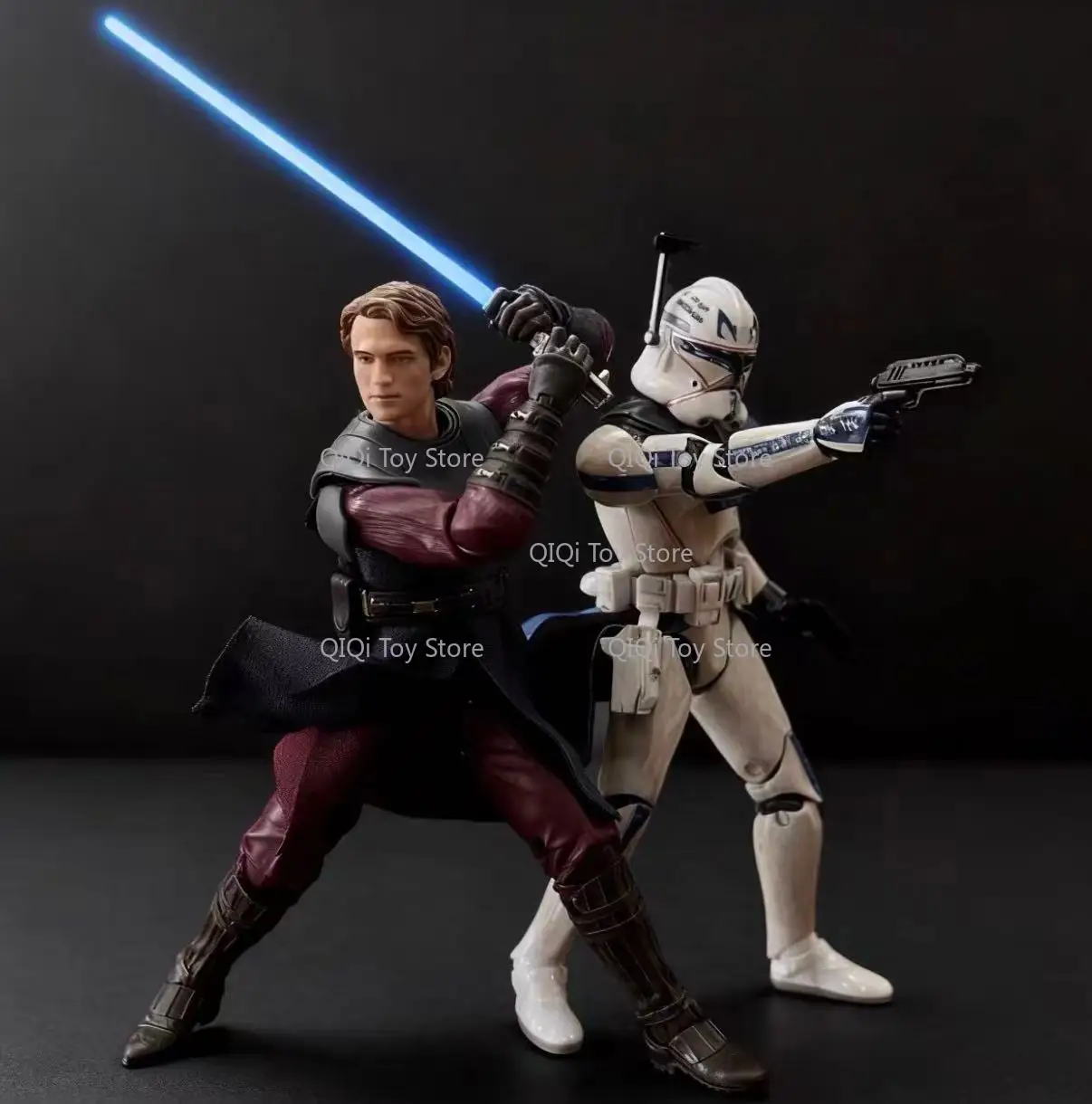 Set de Acción de la Serie Black Series de Hasbro, Anakin y Rex, Figuras Articuladas de 6 Pulgadas