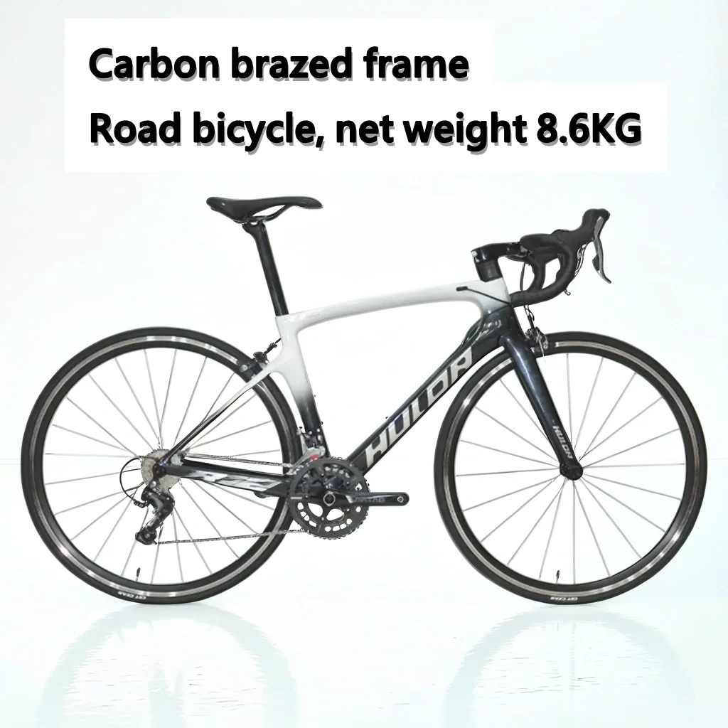 700C Carbon Fiber Road Bike 22 speed City Bicycle V-brake Road Racing Bike Hidden Internal Cable Routing gravel bicicleta aldult