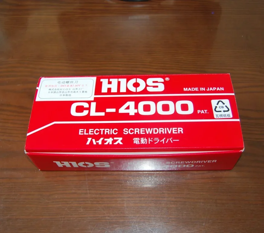 2025.4 (100% подлинный японский оригинал) Новая электрическая отвертка HIOS с хорошей скоростью захвата CL-4000