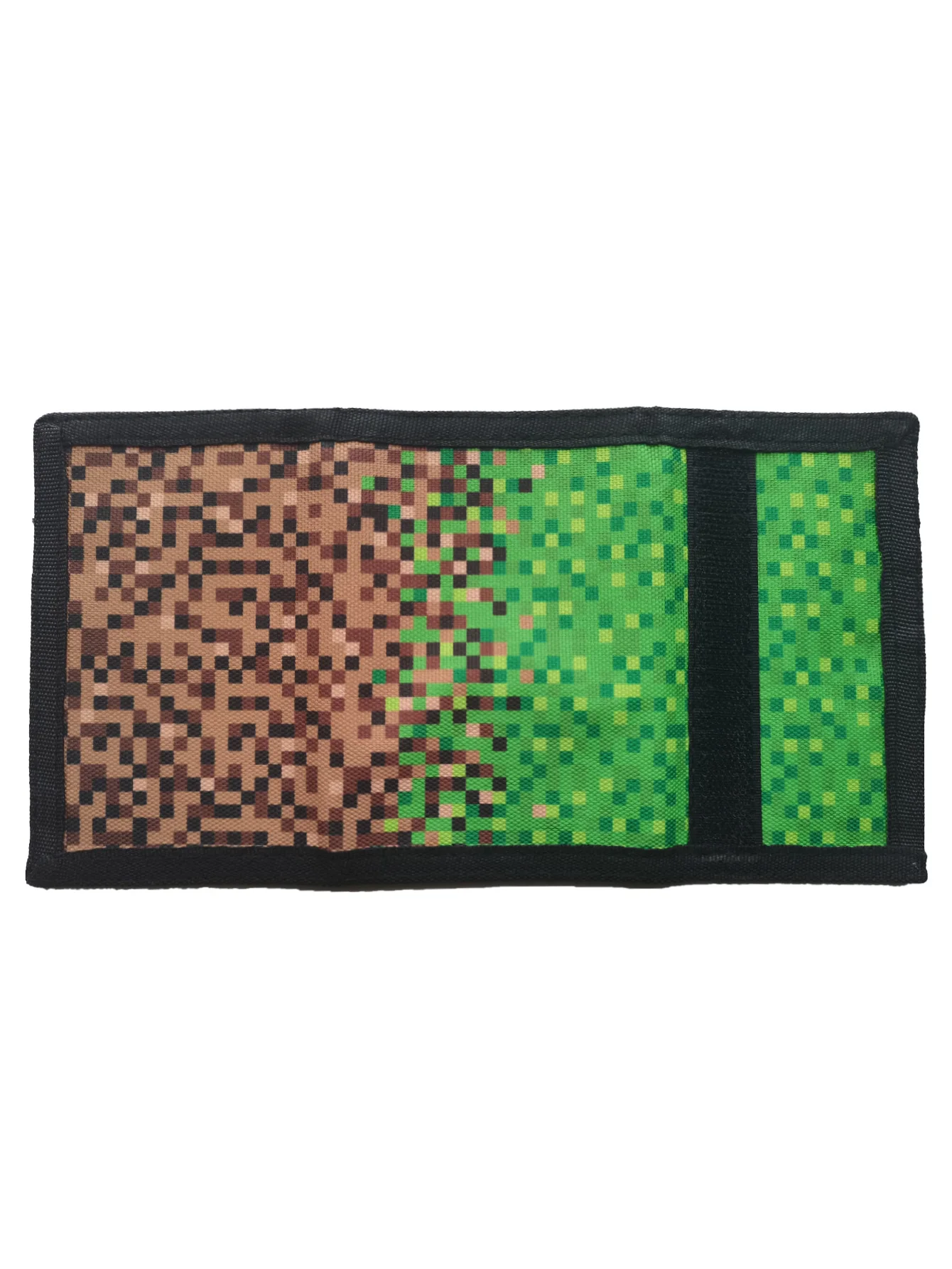Mosaic Kid Wallets for Girls Boys Canvas Trifold Wallets with Sticker and Zipper Pocket for Teens Birthday Christmas Gift