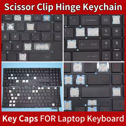 Key Cap Scissor Clip Hinges For Lenovo Legion 5-15ACH6 Pro-16ACH6 Pro-16ITH6 5-15ARH05 5-15IMH05 Replace Keycaps Keyboard
