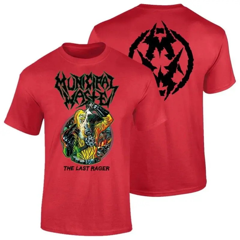 ثلاثية الأبعاد مطبوعة طاقم الرقبة تي شيرت الرجال عبر الحدود الأوروبية والأمريكية البلدية النفايات الحضرية القمامة الفرقة تي شيرتات قصيرة الاكمام