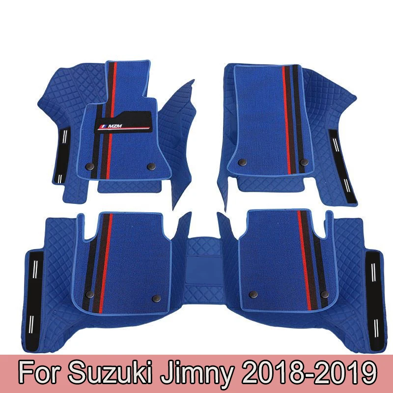 Car Floor Mats For Suzuki Jimny 2018 2019 Carpets Foot Pads Custom Car Accessories Interior Pedals Rugs Custom Covers Parts