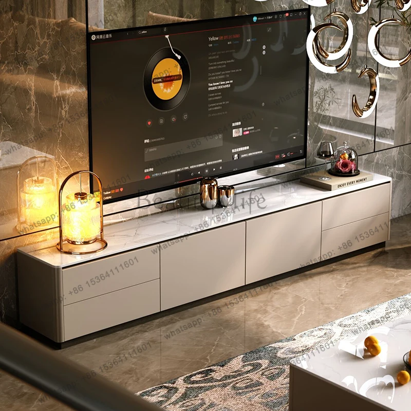 

Роскошный органайзер Подставки для телевизора Гостиная Мобильный дисплей Деревянный телевизор Ящики стола Дизайнерская мебель Suporte Para TV в китайском стиле