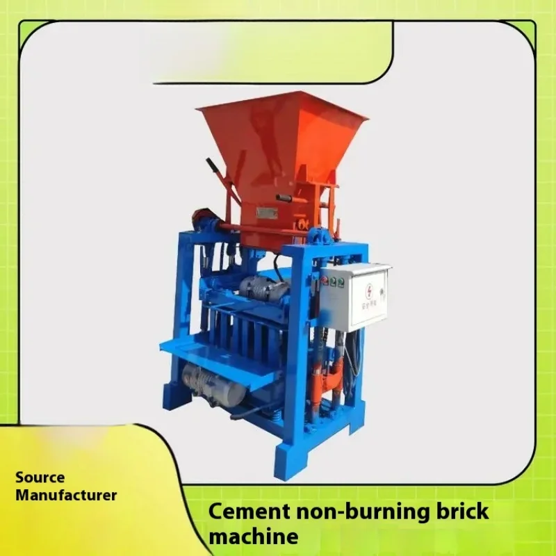 

Hollow Cement Concrete Automatic Mobile Paving Portable Small Mini Manual diesel Generator cement bricks making machine price el
