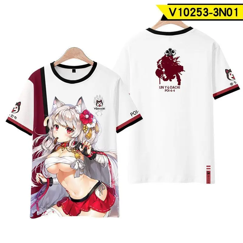 Azur Lane IJN Taihō T-shirts voor Kinderen Anime Cartoon Korte Mouwen Jongens Meisjes Zomer Mode Top Kinderkleding Geschenken