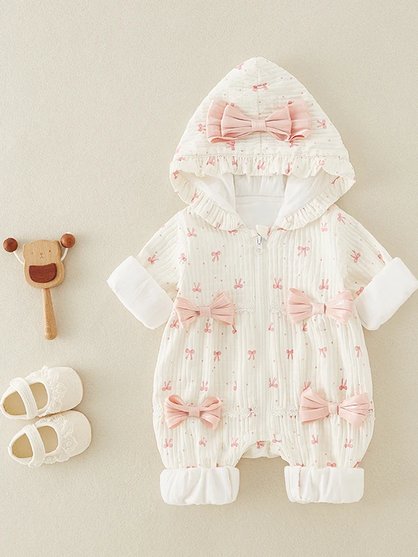 

Autumn Outfit Baby Girl 3 Months Double Layer Princ Sle Clothes 6 Sets Long Pants High Waist Polyester Fiber