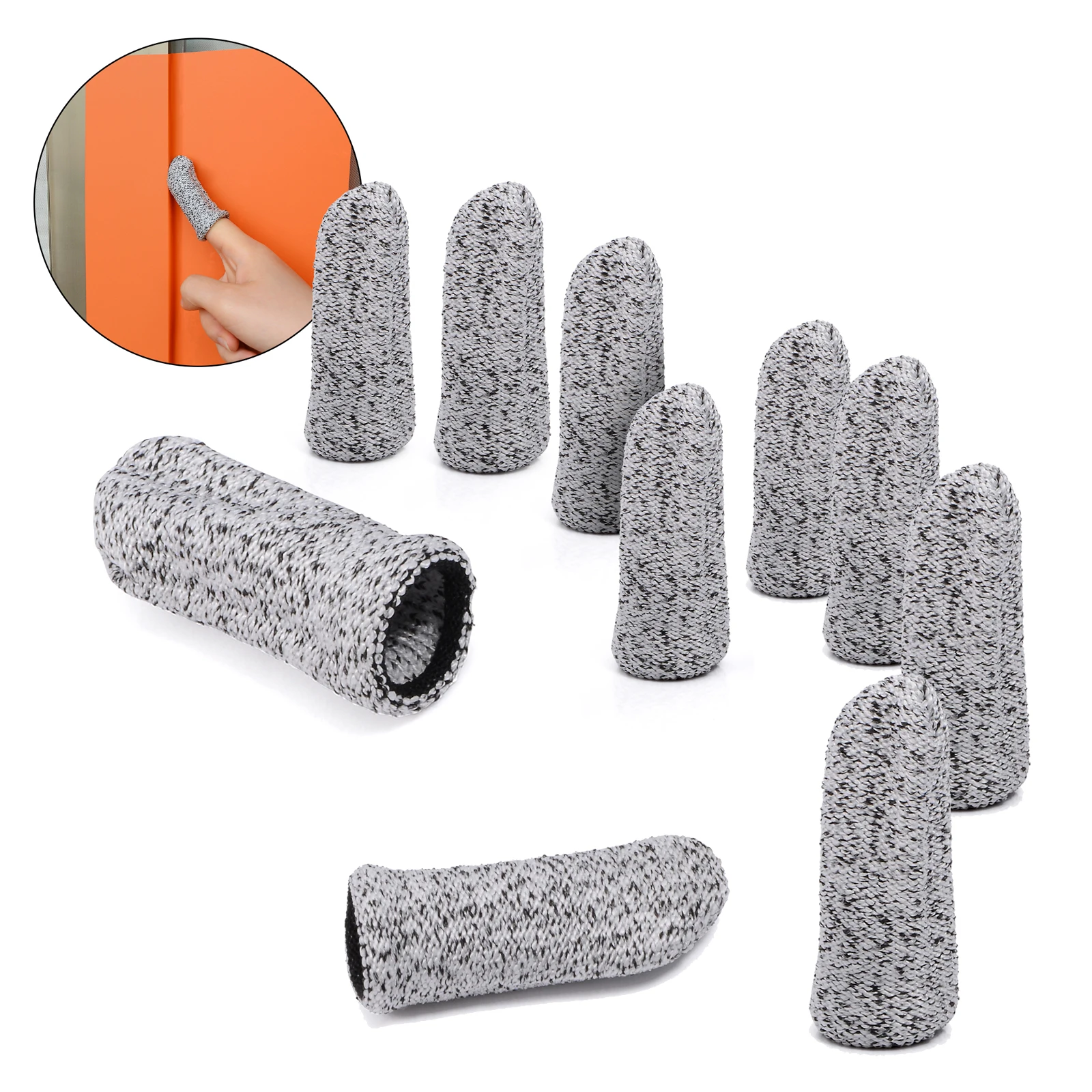 

FOSHIO защитные рукава для пальцев, автомобильная виниловая пленка, тонирующая пленка, устойчивые к порезам защитные рабочие перчатки, многоразовые чехлы на кончики пальцев, 10/20 шт.