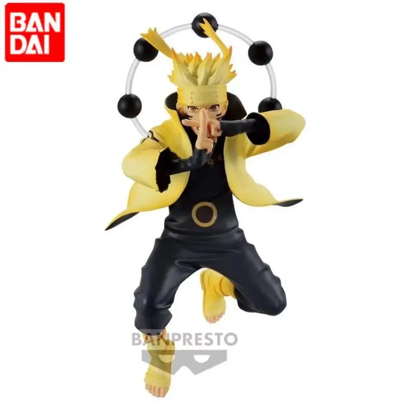 Naruto bandai banpresto shippuden vibração estrelas rikudousennin modo uzumaki modelo original pvc figura periférica brinquedo coleção