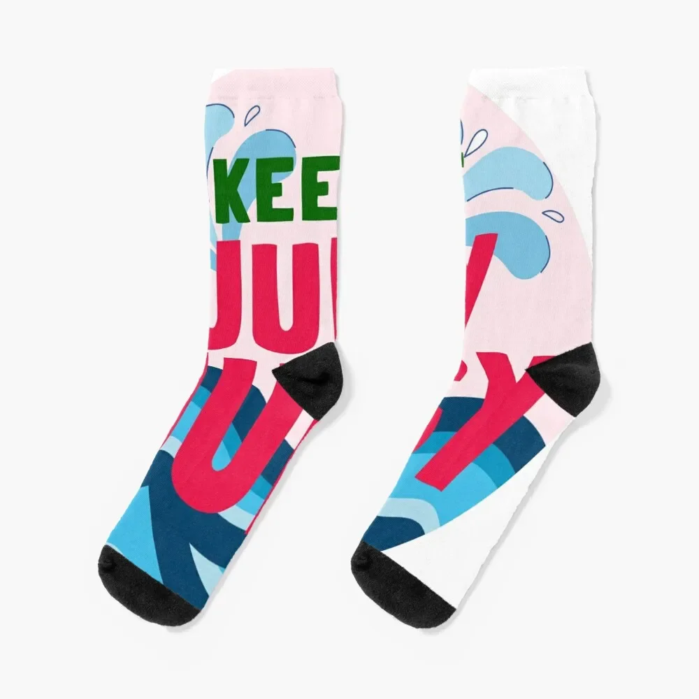 KEEP IT JUICY Socks sports and leisure bright garter Boy Socks Women\'s