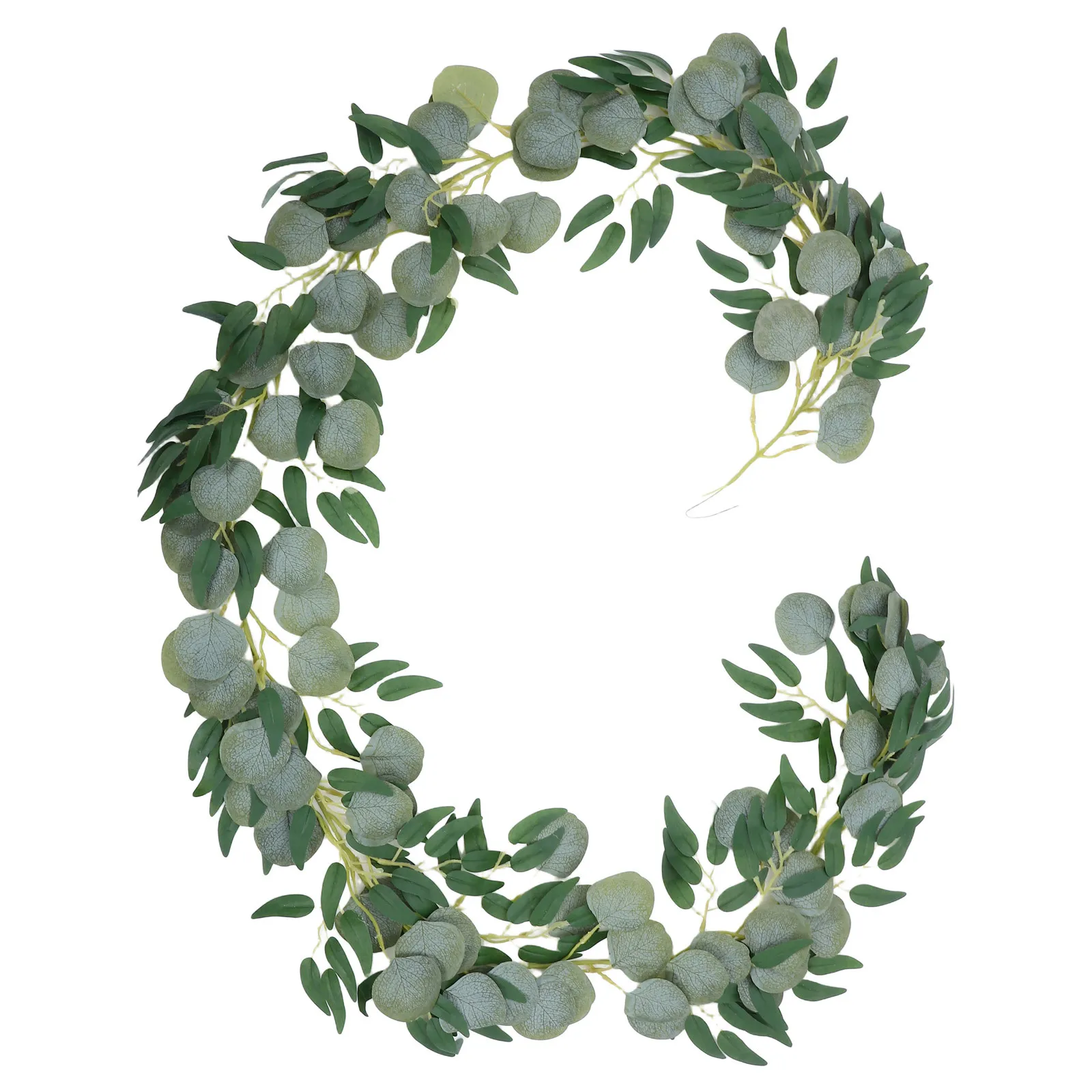 

Artificial Eucalyptus Leaves Garland Fake Greenery Vine For Bedroom Wall Decor Table Fireplace Wedding Party Backdrop