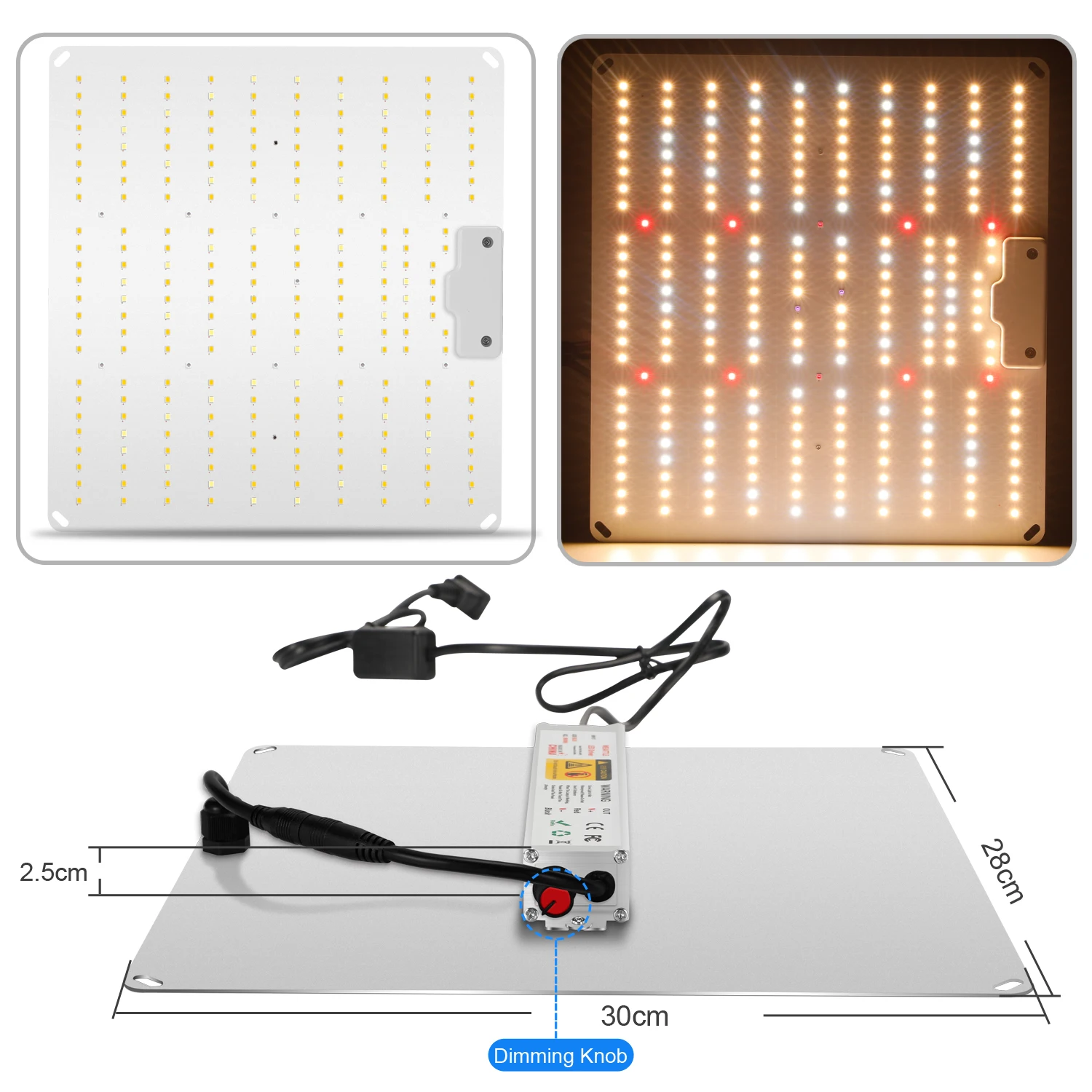 LED Grow Light 800W 700W 600W Samsung ไดโอดเต็มสเปกตรัมเงียบ QUANTUM BOARD, ใช้สําหรับเรือนกระจกเต็นท์พืช Hydroponic