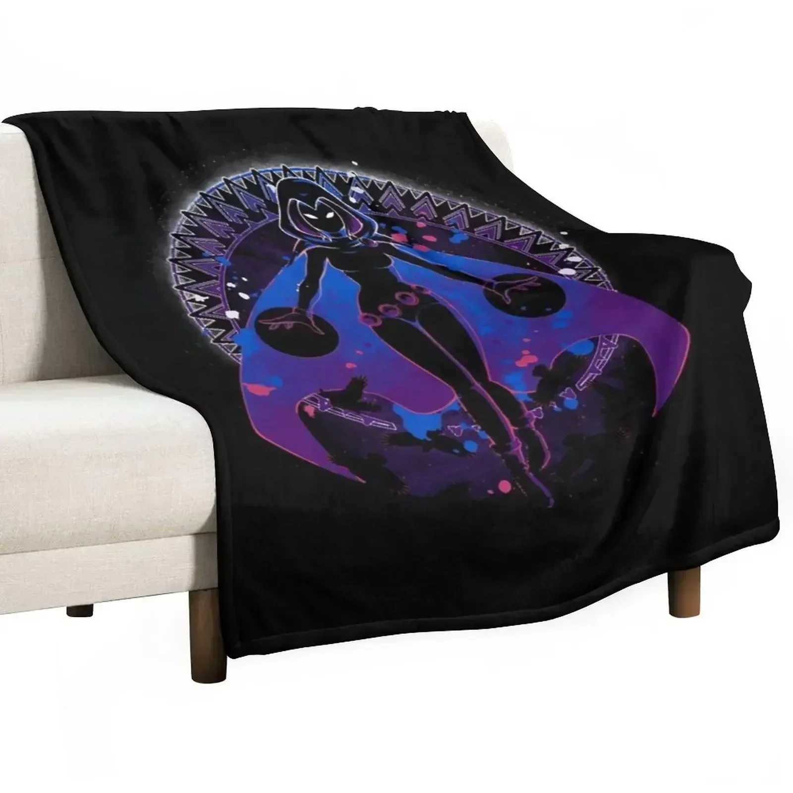 

Raven Shadow Throw Blanket Soft Breathable Blanket for Night Sleeping