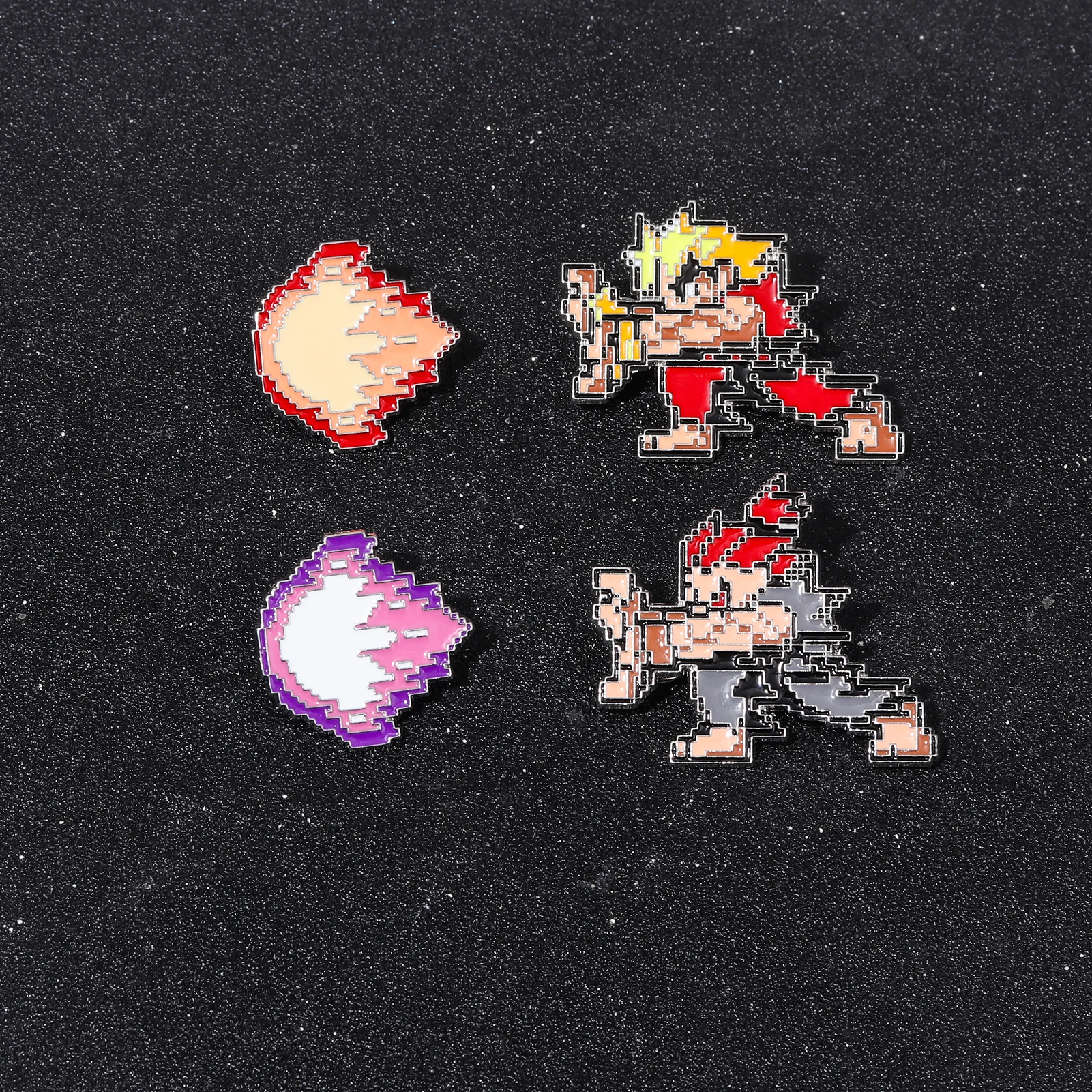 Creative Childhood Arcade Pixel Game Enamel Pins Peripheral Gift Alloy Dropping Oil Emblem Metal Brooches Accessories image 2