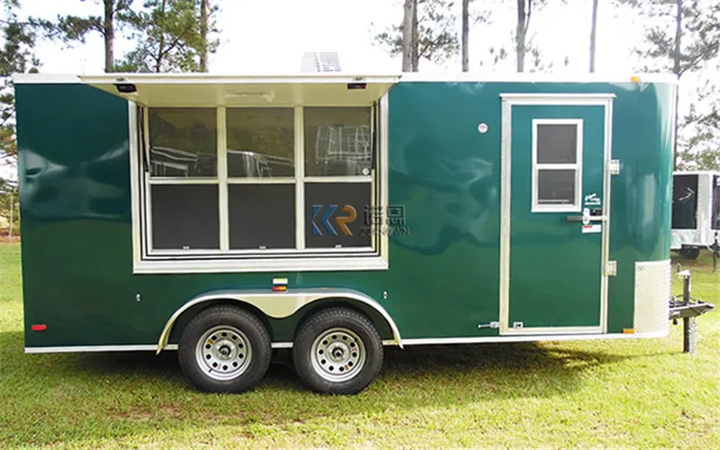 Carrello di vendita di Fast Food di grande capacità carrello di vendita di Snack per la colazione elettrico in vendita chiosco di gelato personalizzato in europa