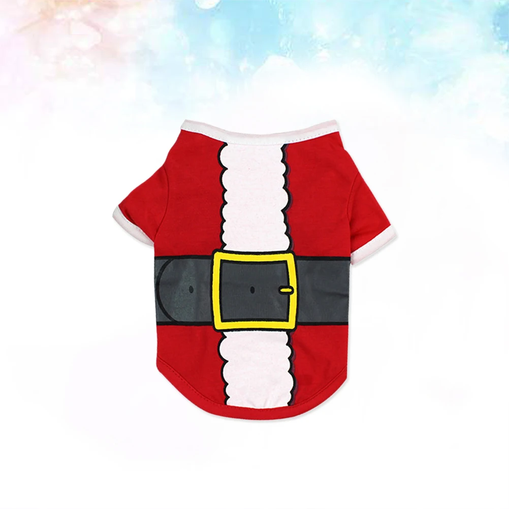 

1Pc Pet Dog Santa Claus Costume Clothing Xmas Dog Clothes Santa Claus Costume Christmas Party Wear Size Chart Warm Photos