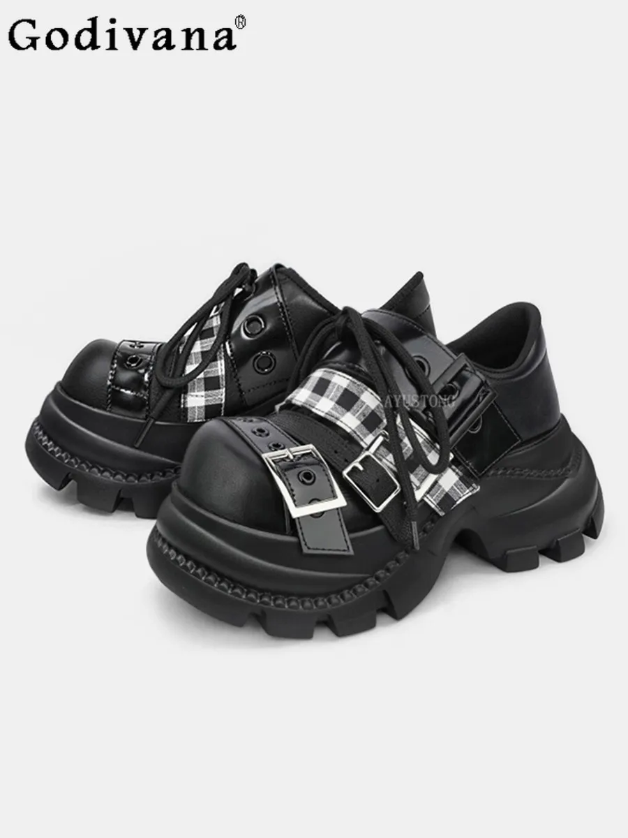 

Y2K Subculture Japanese Original Lolita Platform Muffin Shoes College Style Sweet Cool Babes Versatile Height-increasing Shoes