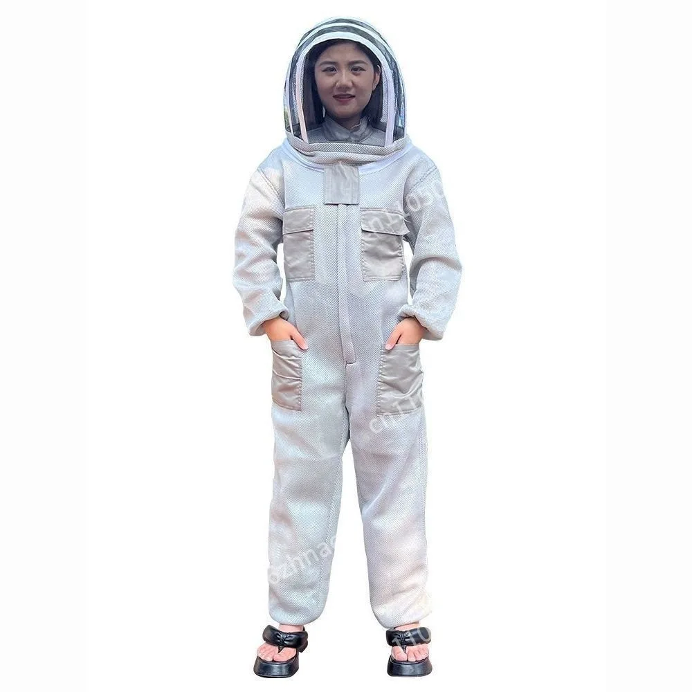 Bee Suit Professional Grade Preferred 3D Air Cotton Fabric Full Body Beekeeping Protective Clothing Beekeeper Suits