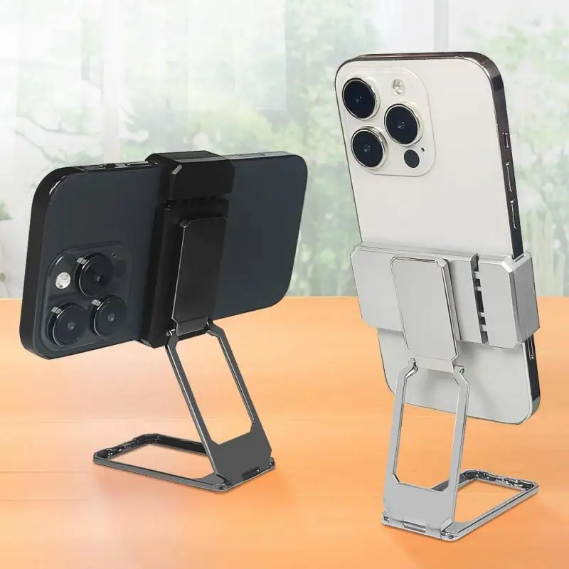 Newly upgraded back clip type 360 portable folding bracket Desk Mobile Phone Holder