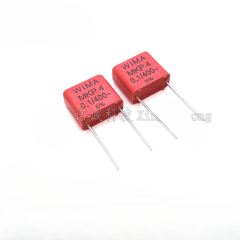 5PCS/20PCS WIMA MKS4 0.1UF 400V 400v0.1UF foil film capacitor 400V100nF 100NF 400V104 104 Foot distance 10MM