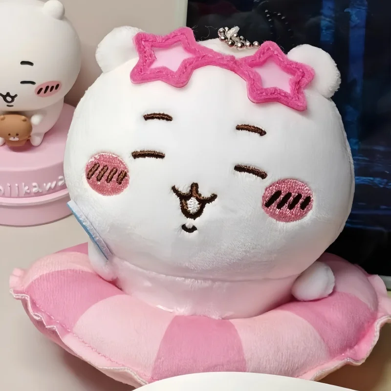 

Miniso Chiikawa Plush Keychain Kawaii Anime Co Branded Theme Collection Products Filling Doll Backpack Decoration Festival Gift