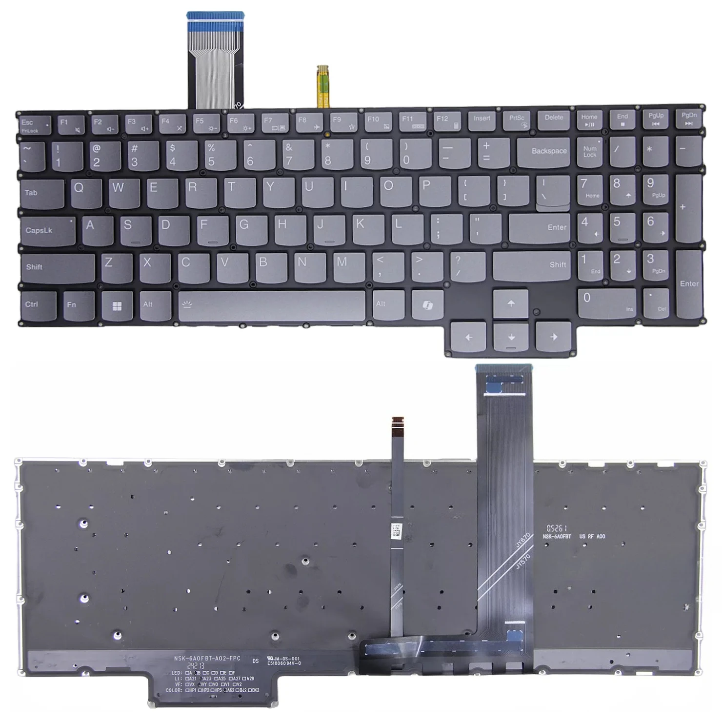 For Lenovo R7000 Y7000P 2020 21 22 23 24 ARH7 IAH7 GY530 550 keyboard 2022 ARH7 IAH7 with backlight