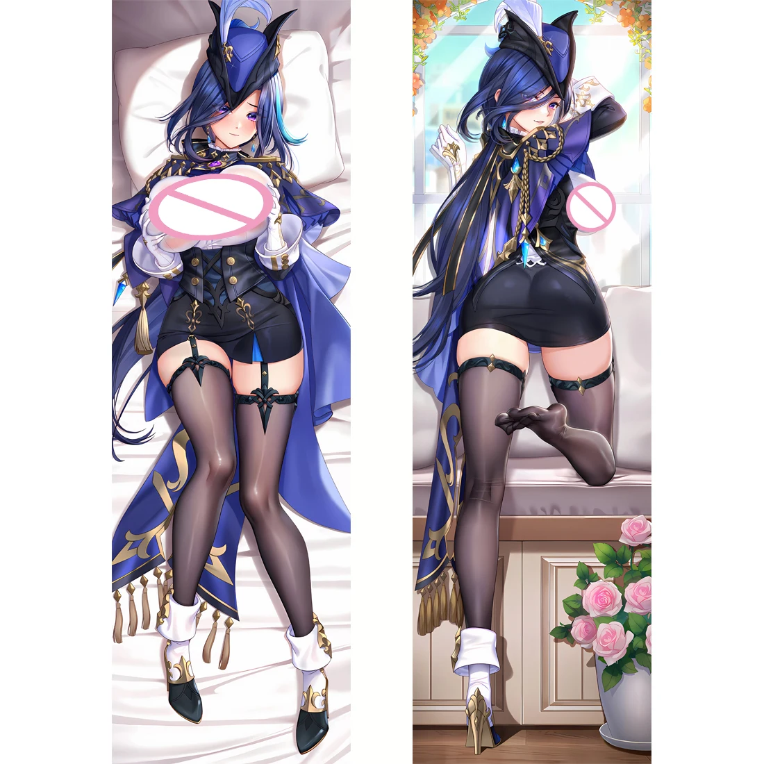 

Anime Decor Genshin Impact 원신 Dakimakura Pillowcase 2-Side Print Hugging Body Cushion Cover Gifts