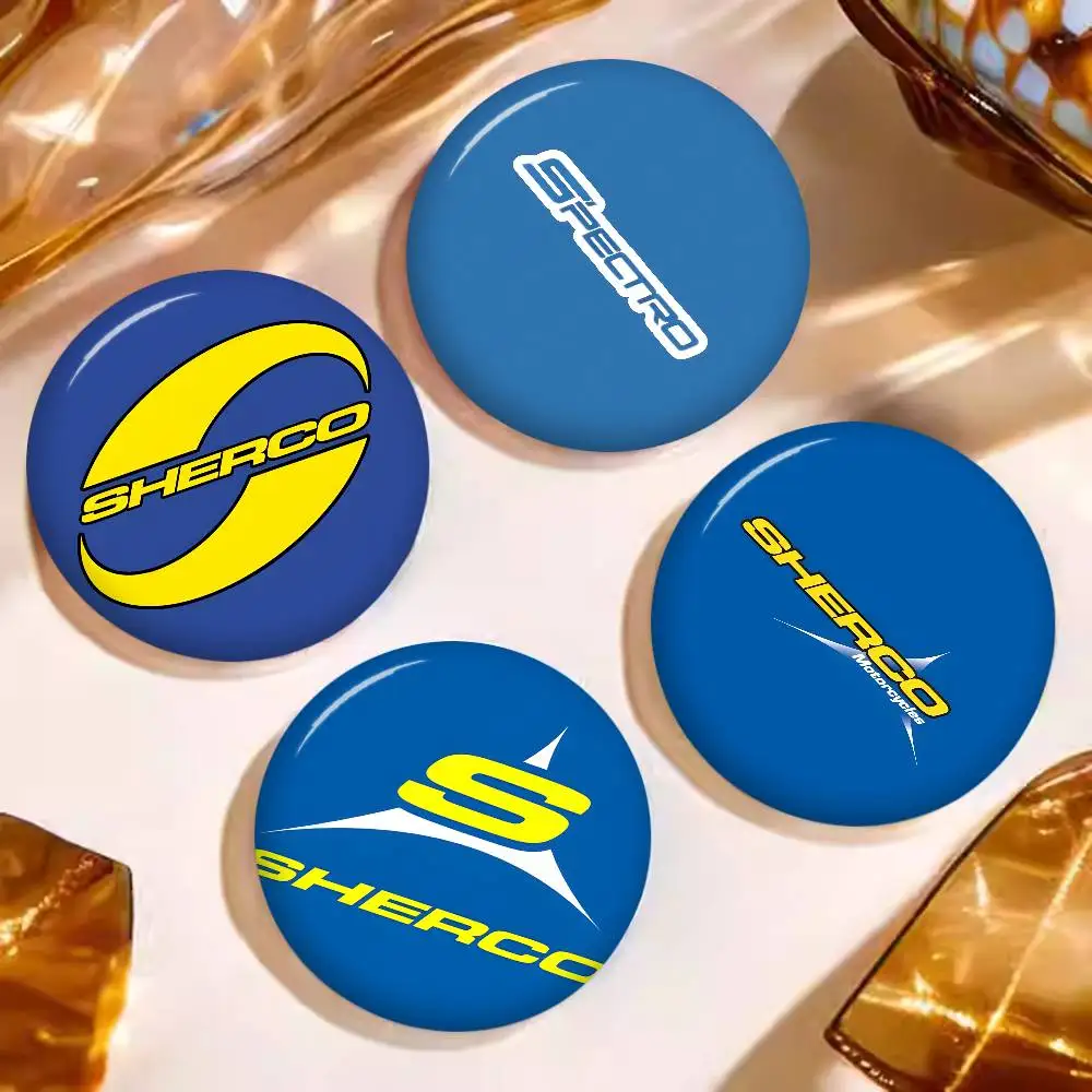 Dirt Bike Brand S-ShercoS New  Brooches Soft Button Pin Funny Silly Gnarpy on A Skateboard Meme Badge Gamer Collection Gifts