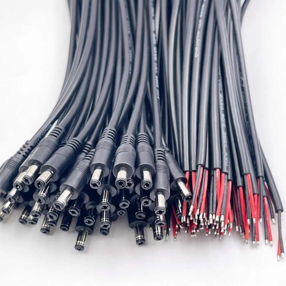 Universal DC Power Cable DC5521 Extension Cord Connector For CCTV Camera LED Strips Router Supply Power Adapter