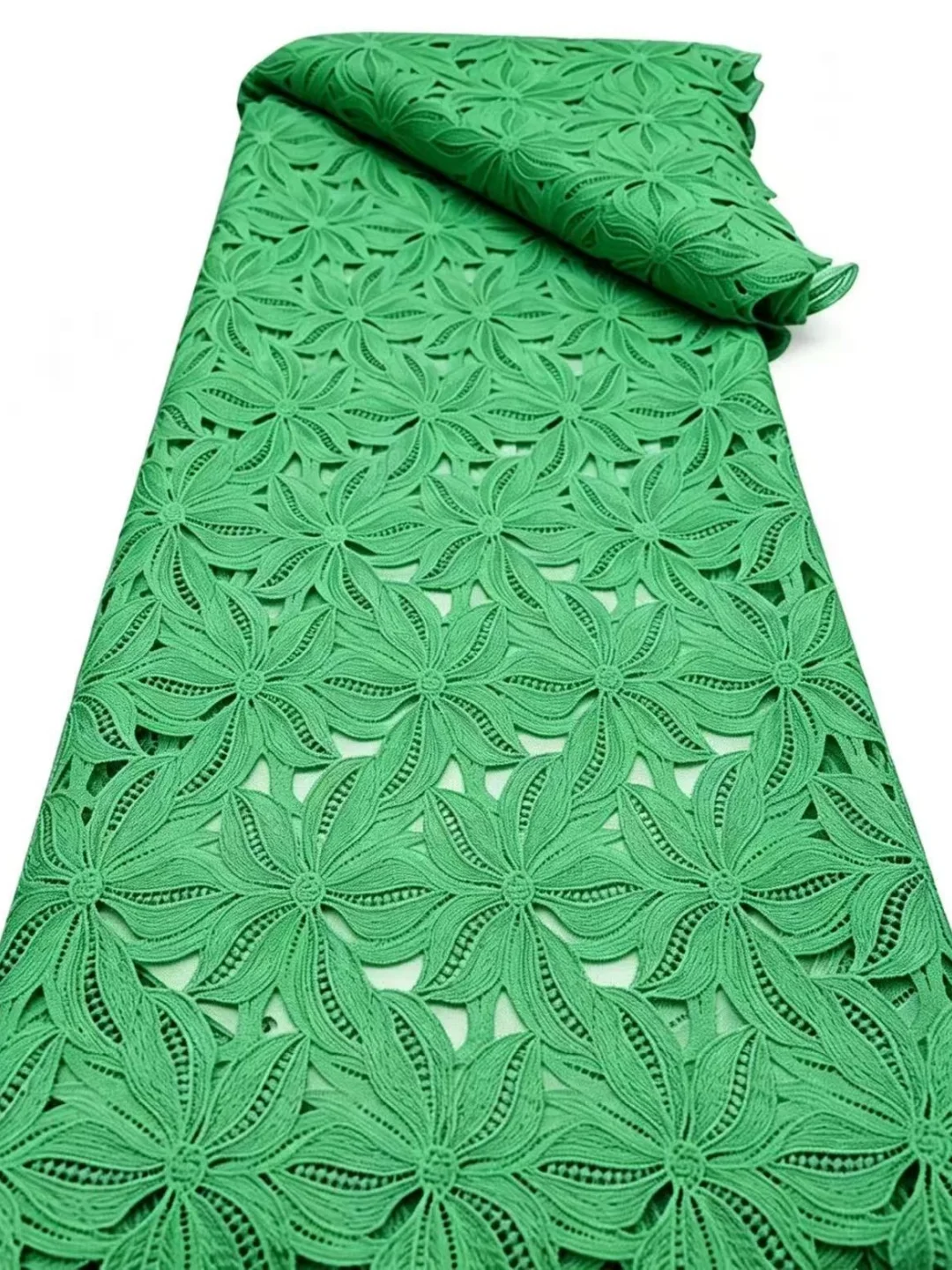 

SJD LACE African Cord Lace Fabric 2026 New Water Soluble Lace for Nigerian Guipure Cord Lace for Women Party Dress 5Yards