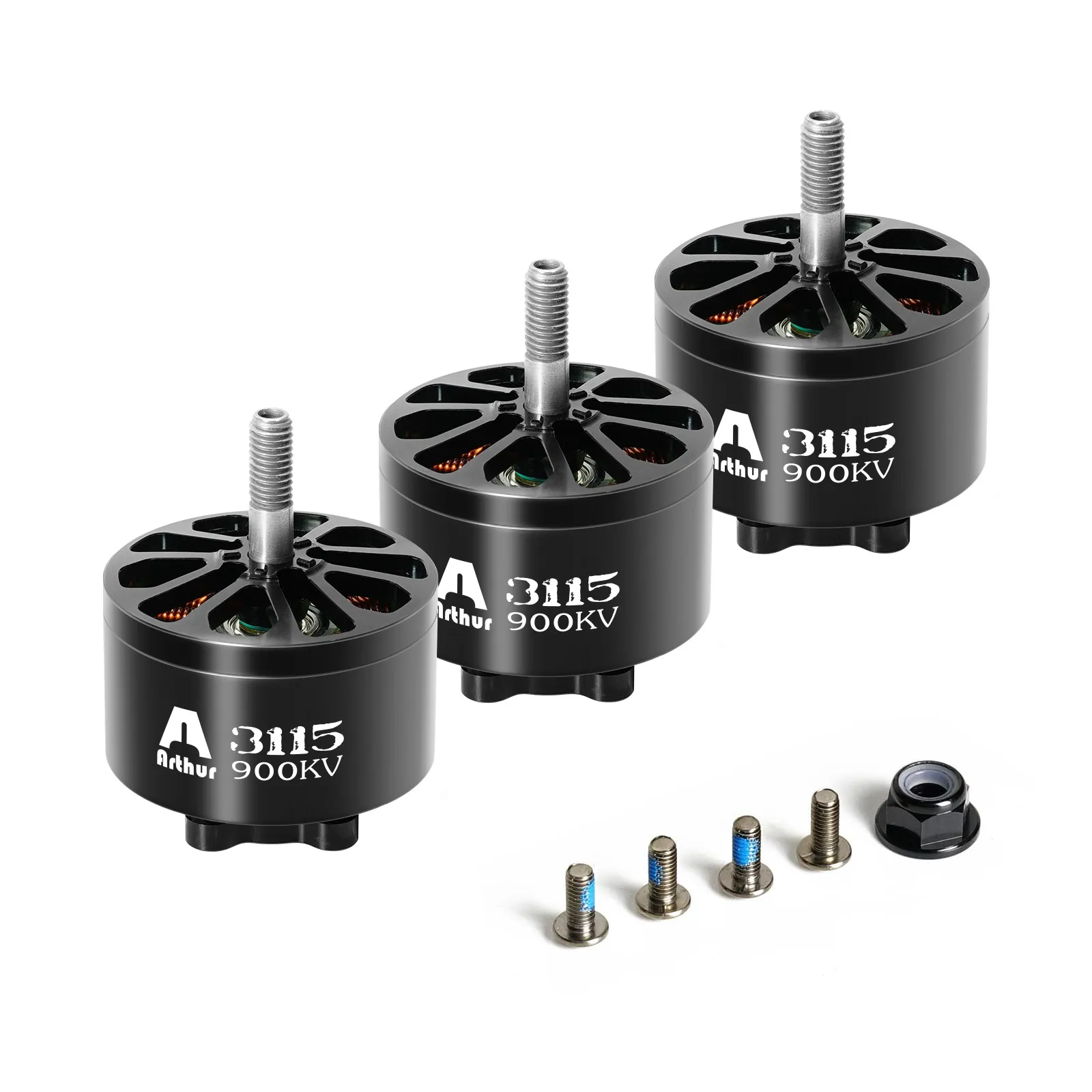 4PCS Flashhobby A3115 3115 900KV Brushless Motor 6S LIPO for FPV Freestyle 9inch 10inch Long Range Cinelifter Drones RC Model