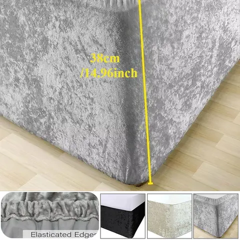 1PC 품질 두꺼워진 추가 깊은 베이스 커버 높이 30cm 면 폴리에스테르. 영국식 벨로우즈 러플이 있는 침대 베이스 스커트. 모든 침대 크기