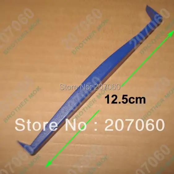 12.5 cm Pry Tool Blue Plastic Crowbar Hamate Bend Double Head Prying Open Shell Tools for iPad Tablet PC Repair 500pcs/lot