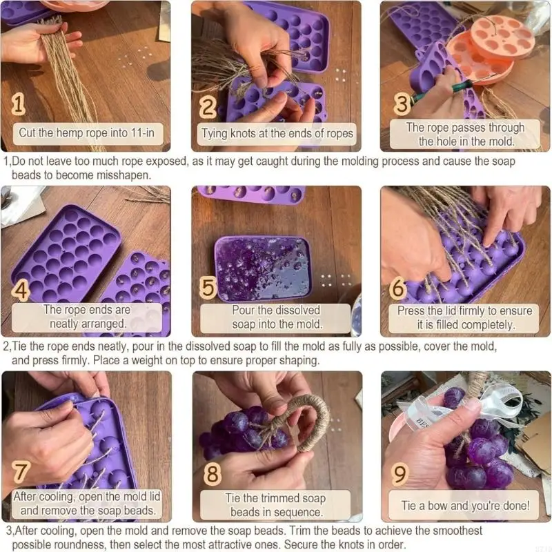 26Pcs Soap Crafting Set Includes Silicone Molds Gift Bag For Handmade Soap 37JD view 3