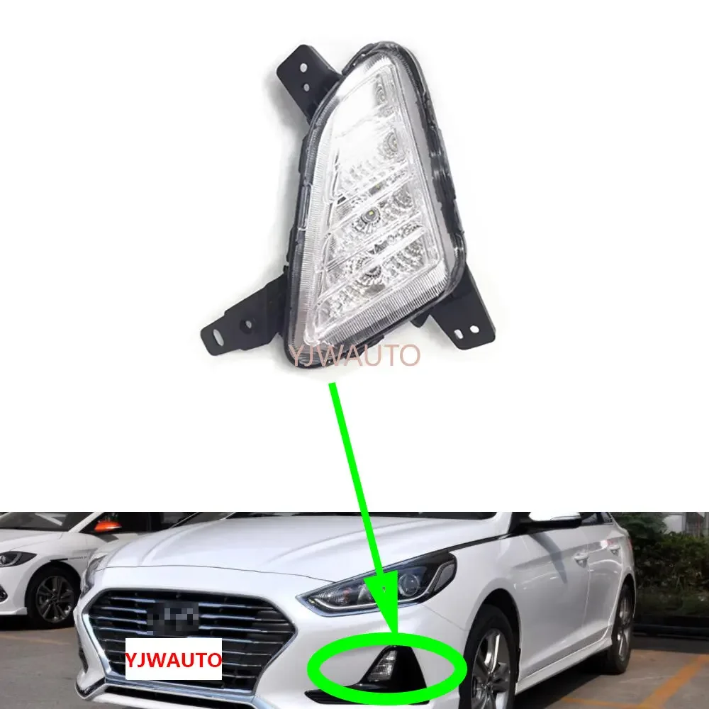 

Для Hyundai Sonata 2018 2019, противотуманные фары, автомобильные противотуманные фары, автосигнальная лампа, решетка переднего бампера, противотуманные фары в сборе