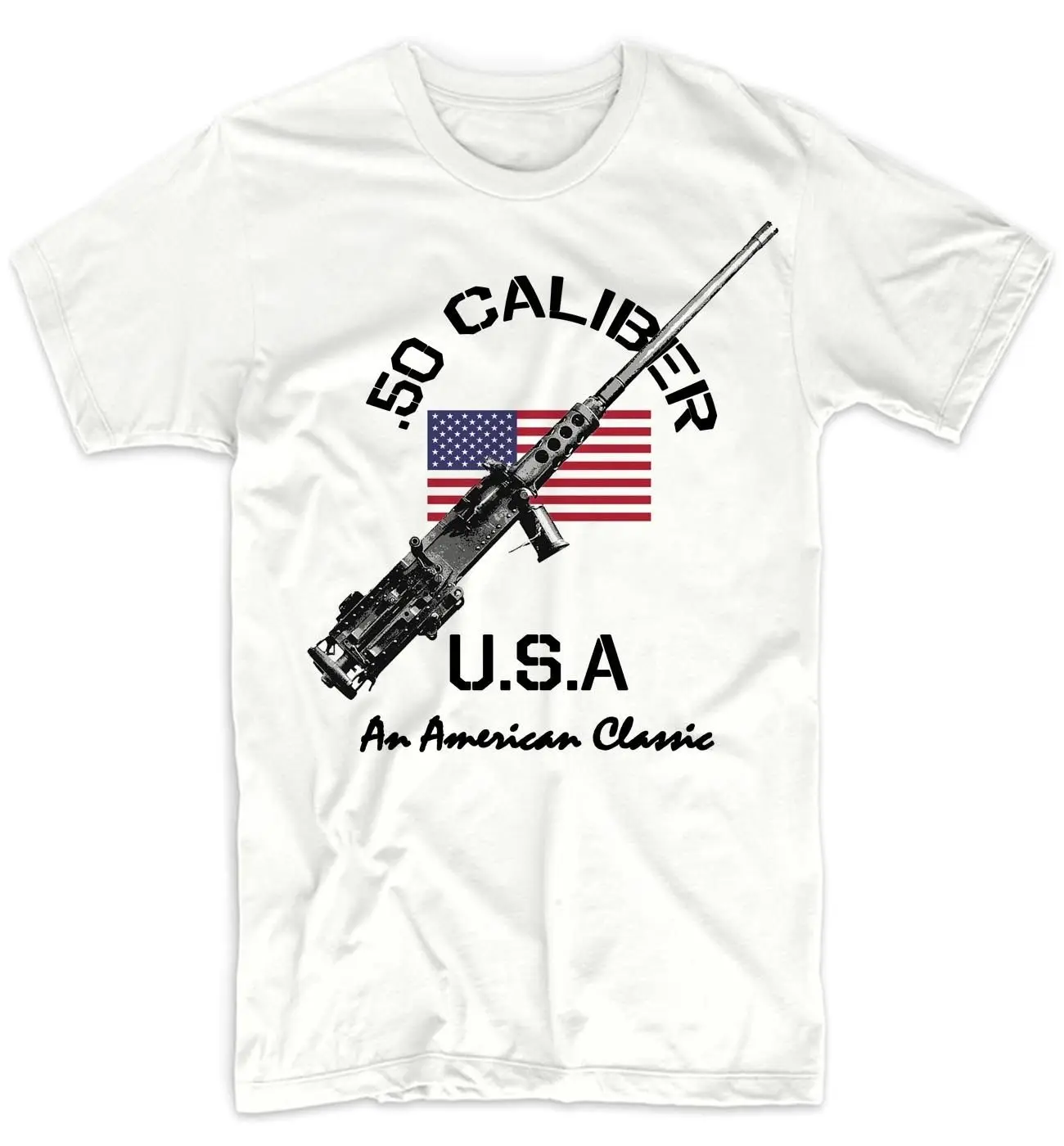 US Marine Corps Semper Fi MOS 0311 Infantry M2 .50 Caliber Machine Gun T Shirt New 100% Cotton Short Sleeve O-Neck T-shirt