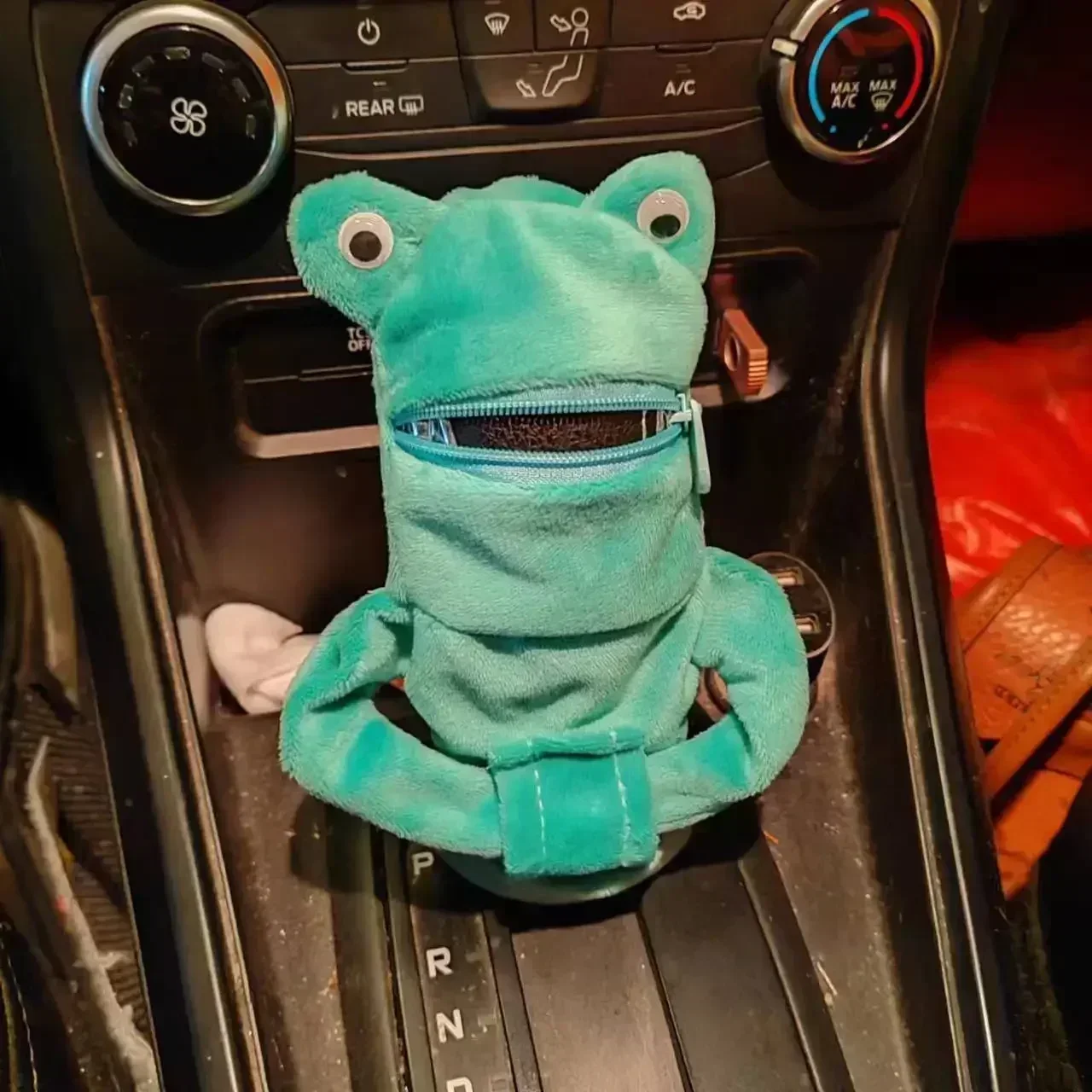 1PCS Hoodie Auto Getriebe Shift Abdeckung Mode Schalthebel Hoodie Auto Schaltknauf Abdeckung Manuelle Griff Getriebe Sweatshirt Shark Frosch