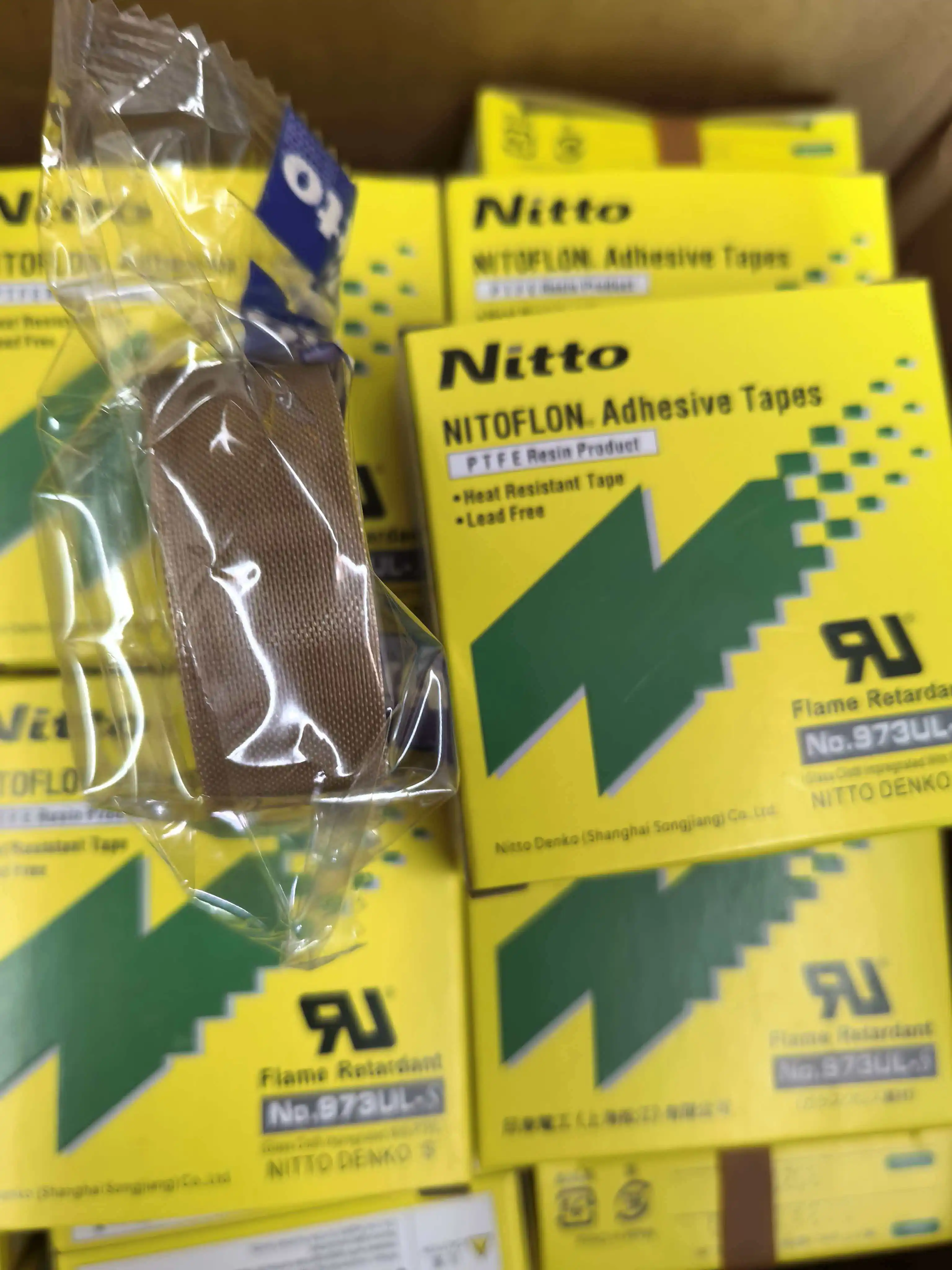 10pcs High Temperature Resistant Adhesive 973ul 973 Japan NITTO Tape NITOFLON Waterproof Electrical Tape NO.973ul-S