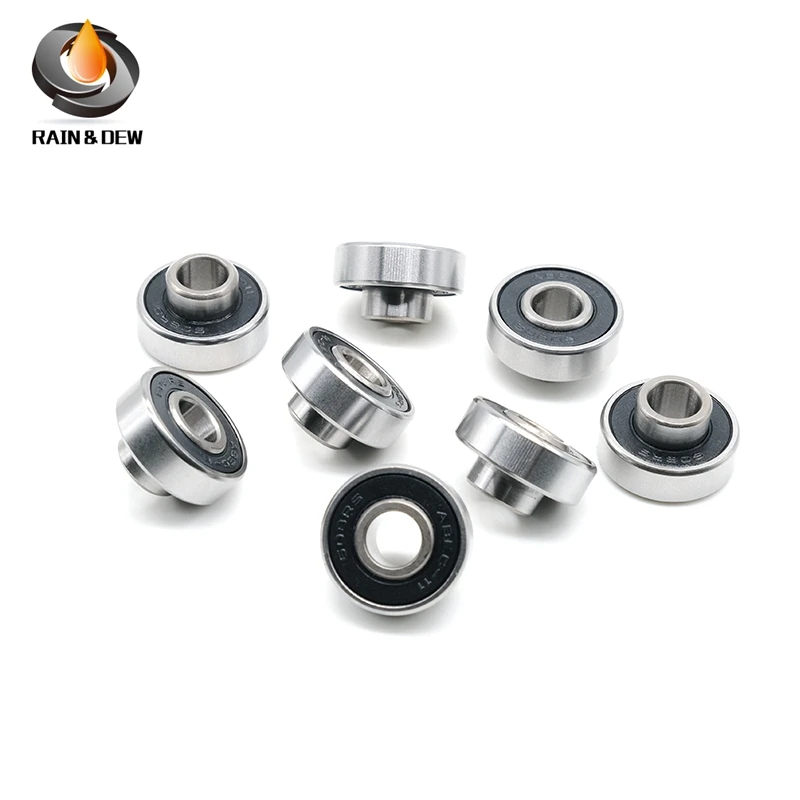 8Pcs 608 RS Bearing 8x22x7 mm  ABEC-11  Integrated spacer Bearing 608 Skateboard Longboard Bearing danceboard bearing