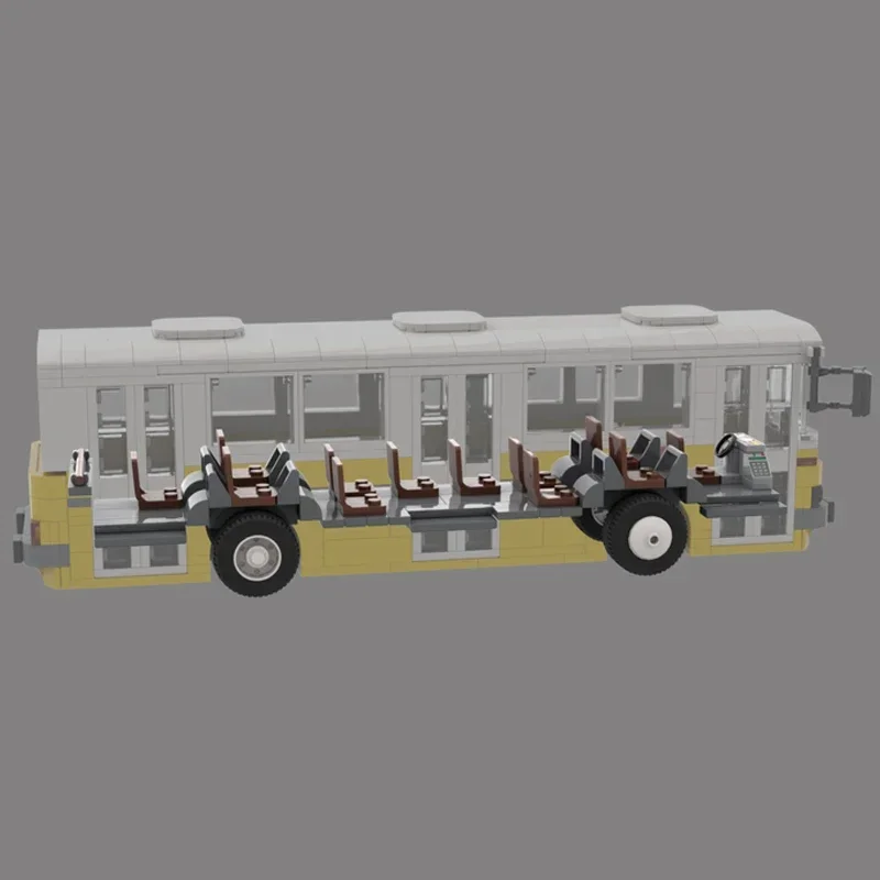 Moc Building Bricks City Car Model 1976 Ikarus 260 City bus Technology Modular Blocks Gifts Toys For Children DIY Sets Assembly