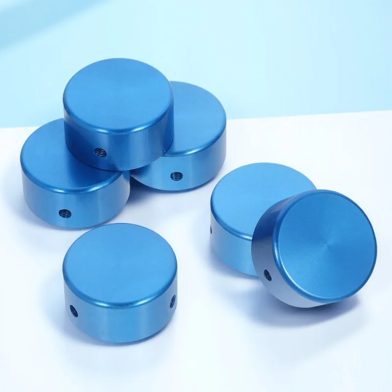 ERINGOGO Metal Guitar Footswitch Cap 6pcs Aluminum Effect Pedal Protector Accessory for Pedals Parts