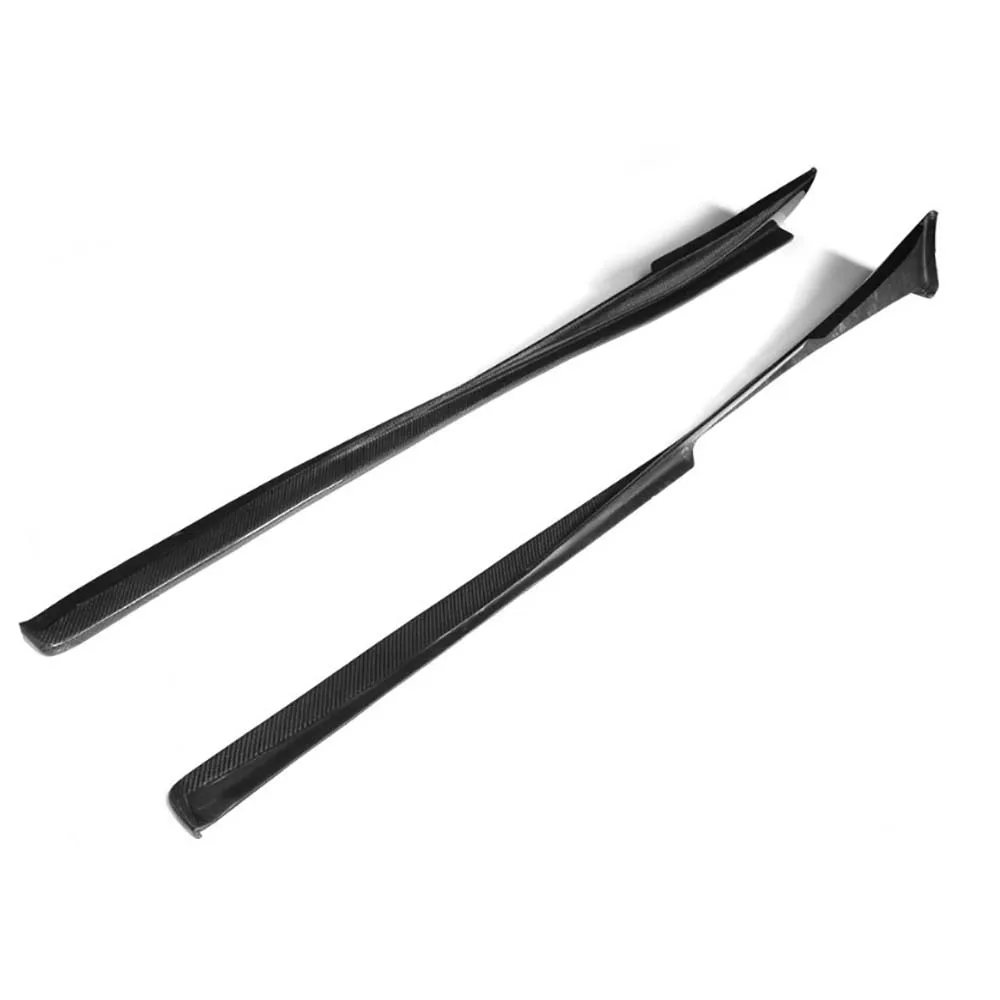 JXWANCF Carbon Fiber Side Skirts for Lexus IS250 IS350 F Sport 2013-2020 FRP Side Panel Extension Flaps Apron Car Accessories view 2