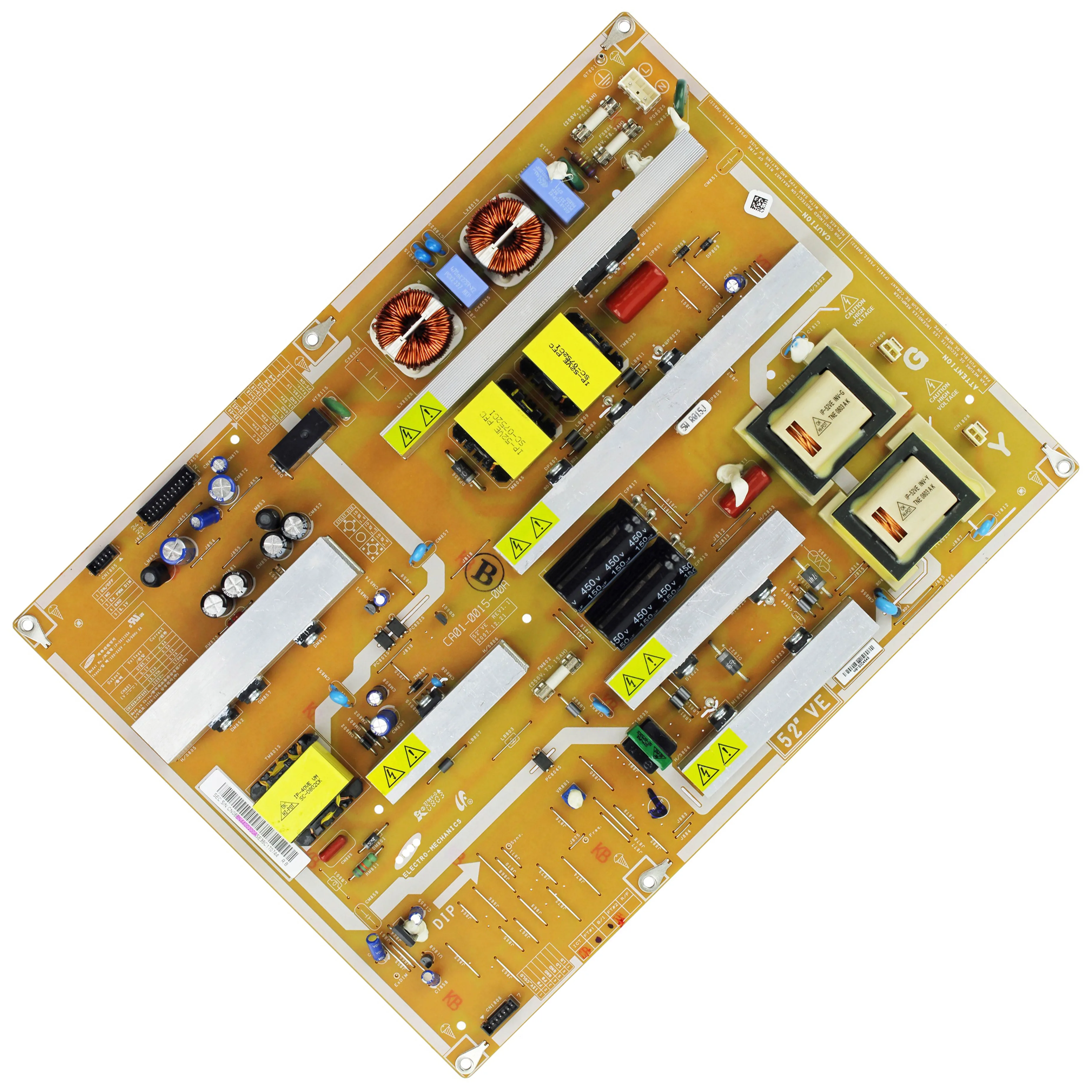 

BN4400200A BN44-00200A Power Supply Board is for TV LN52B530P7F LN52A530P1FXZA LN52A540P2FXZA LN52A550P3FXZA LN52A650A1FXZA