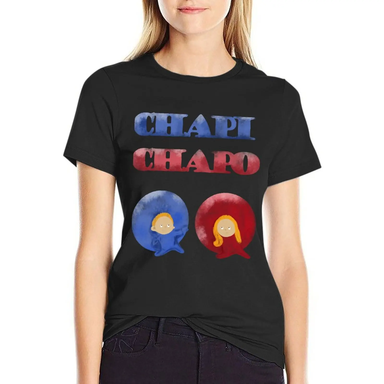 

Chapi Chapo T-Shirt tops aesthetic clothes Female clothing woman t shirt