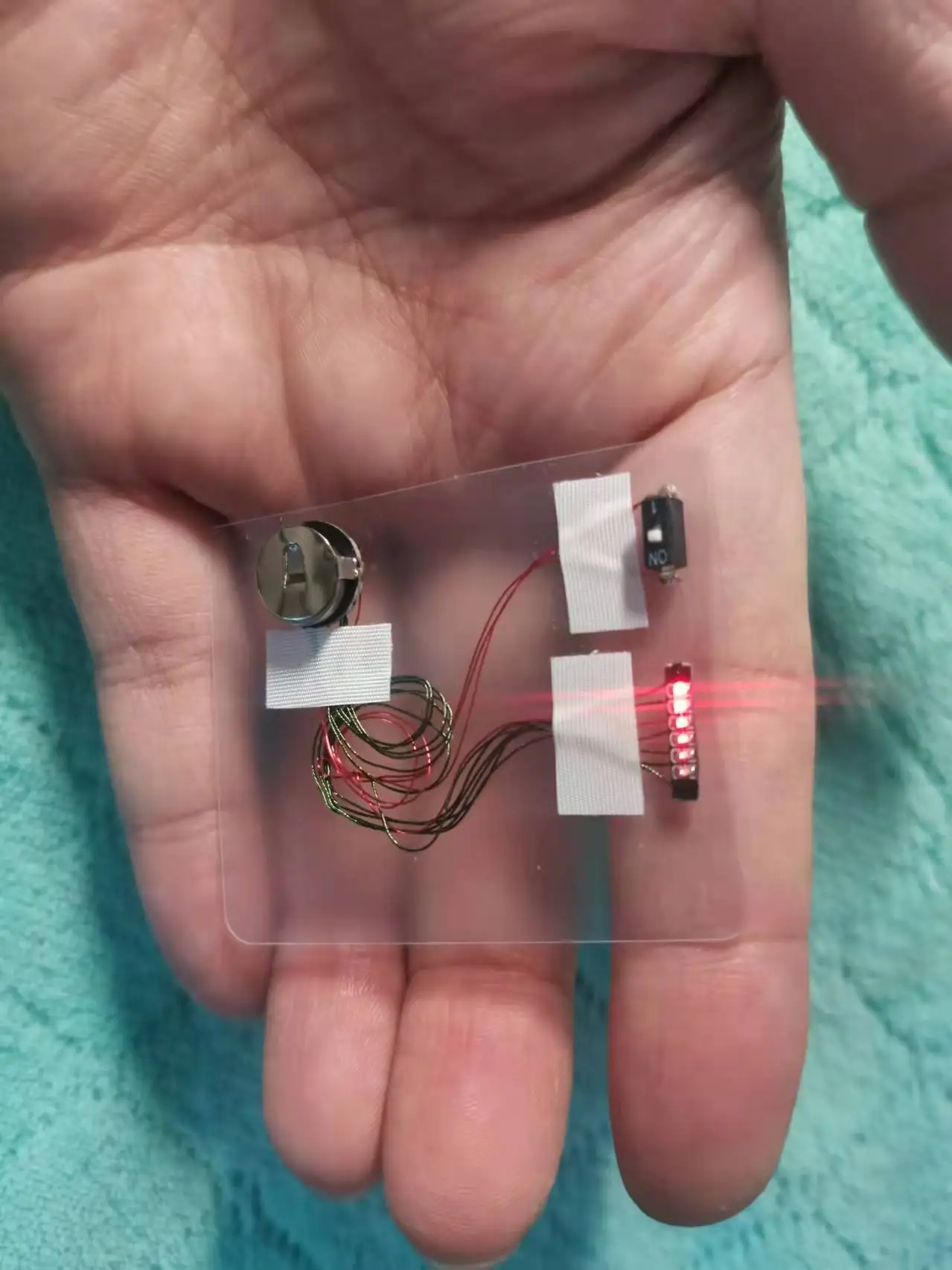 

Self Made Miniature Scanning Lamp Mosquito Car Modification 1/64 Small Scale Car Model Modified with Flow Lights