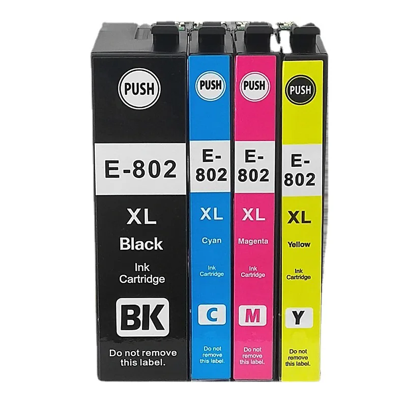 T802XL T802 802 802XL ตลับหมึกสำหรับ Epson WorkForce WF-4720 WF-4730 WF-4734 WF-4740 EC-4020 EC-4030 EC-4040หมึกเครื่องพิมพ์